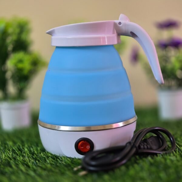 Travelling Folding Kettle Electric Silicone Foldable Water Kettles Compression Leak Proof Portable Mini Kettle - Image 5