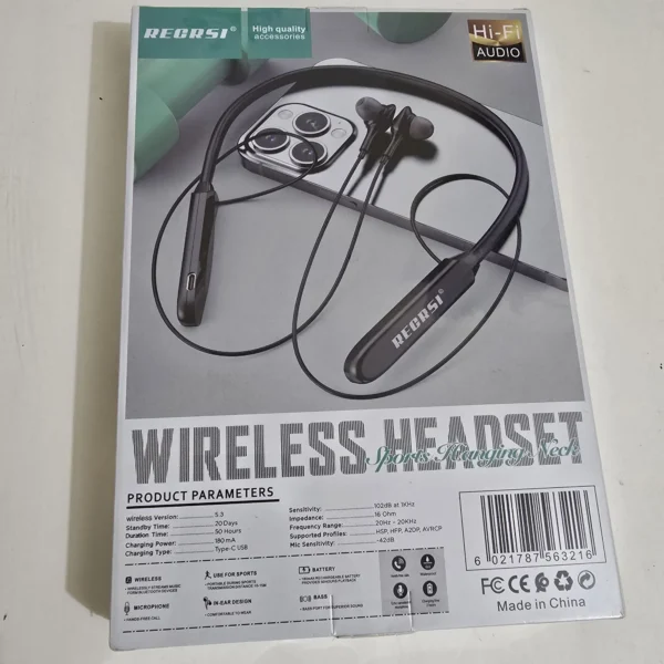 RECRSI High quality WIRELESS HEADSET RE-NY051 MUSICTIME 50h - Image 7