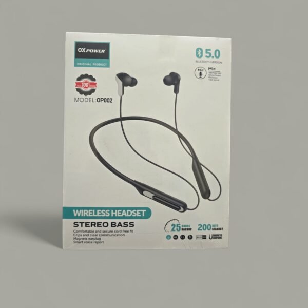 OX POWER MODEL OP002 WIRELESS HEADPHONES - Image 2